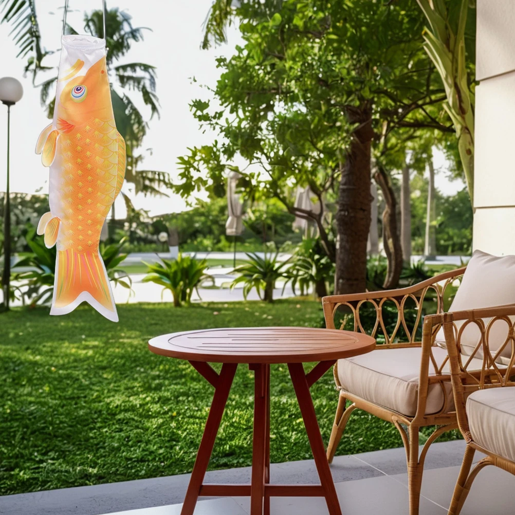 

Japanese Carp Flag Koi Windsock Decorative Streamer Heavy Duty Outdoor Garden Sock Fish Tank Festive Bulk Summer Hang