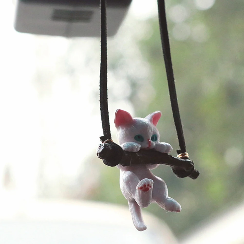 

Creative Swing Pendant For Rearview Lightweight Resin Hanging Ornament, Colorful Decorative Car Interior Accessory, Chic
