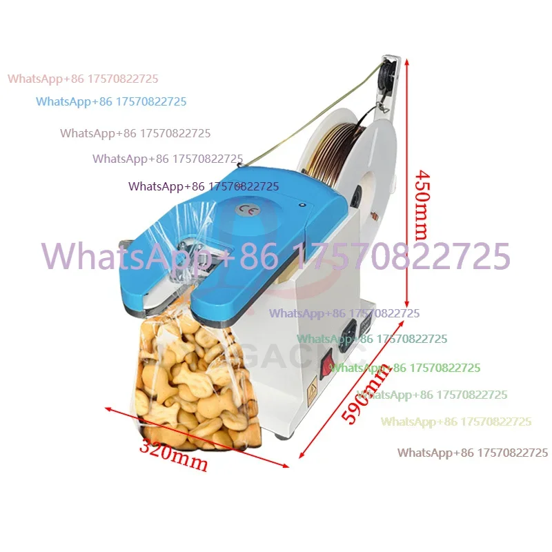 LY-TDE wire tie machine sealing tool color line sealing machine food equipment plastic bag sealing machine