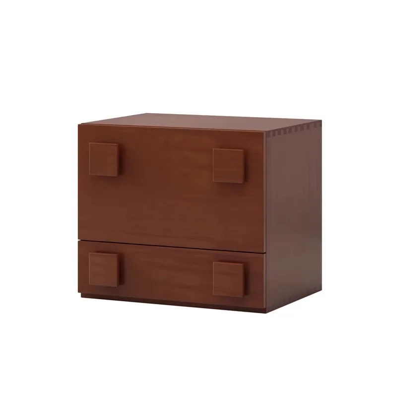 

Chinese retro home five bucket side cabinet full solid wood carving flower locker bedroom storage