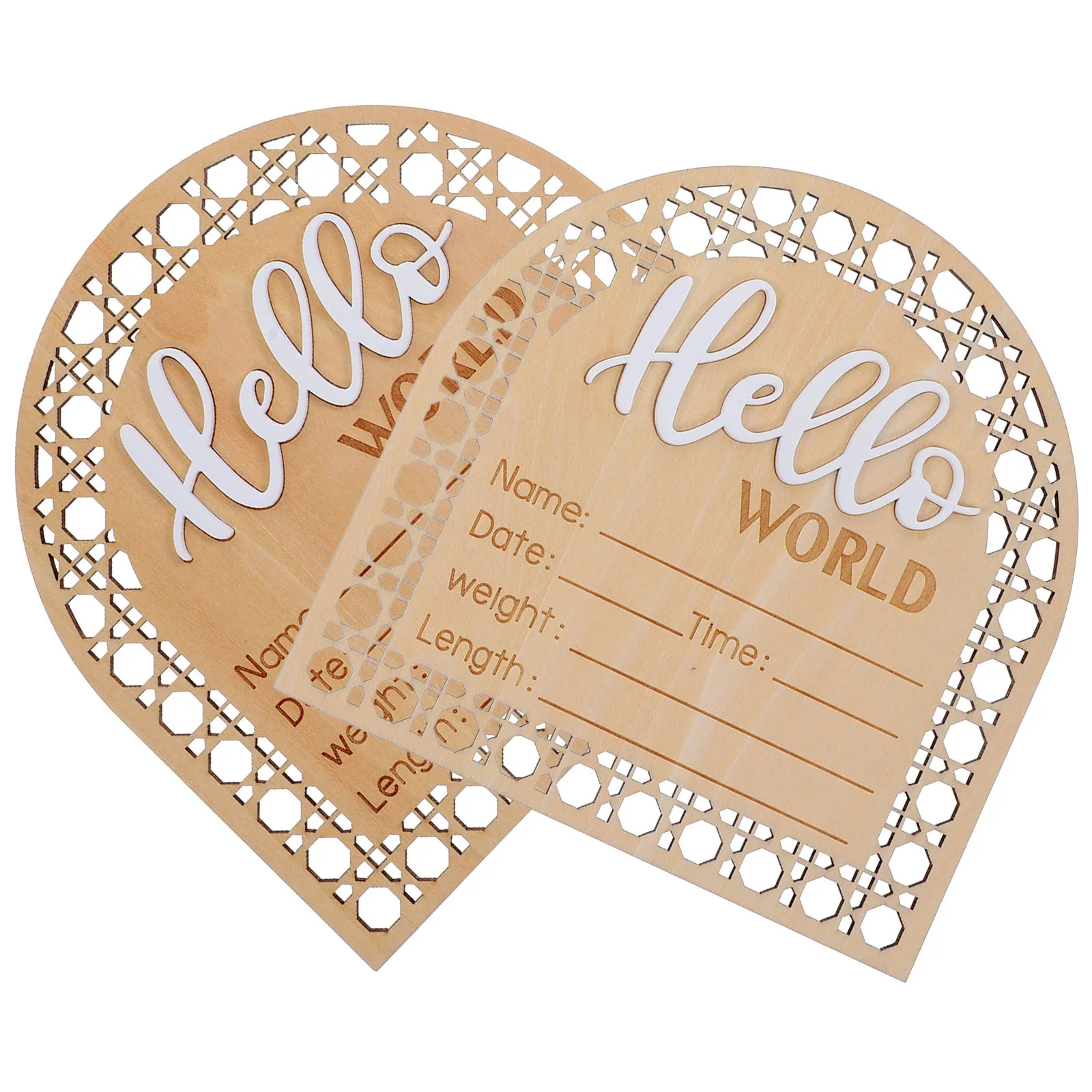 

2 шт. деревянный знак с объявлением о ребенка, знак с именем новорожденного, доска для детализации рождения, украшение для детской комнаты, таблички с именем ребенка