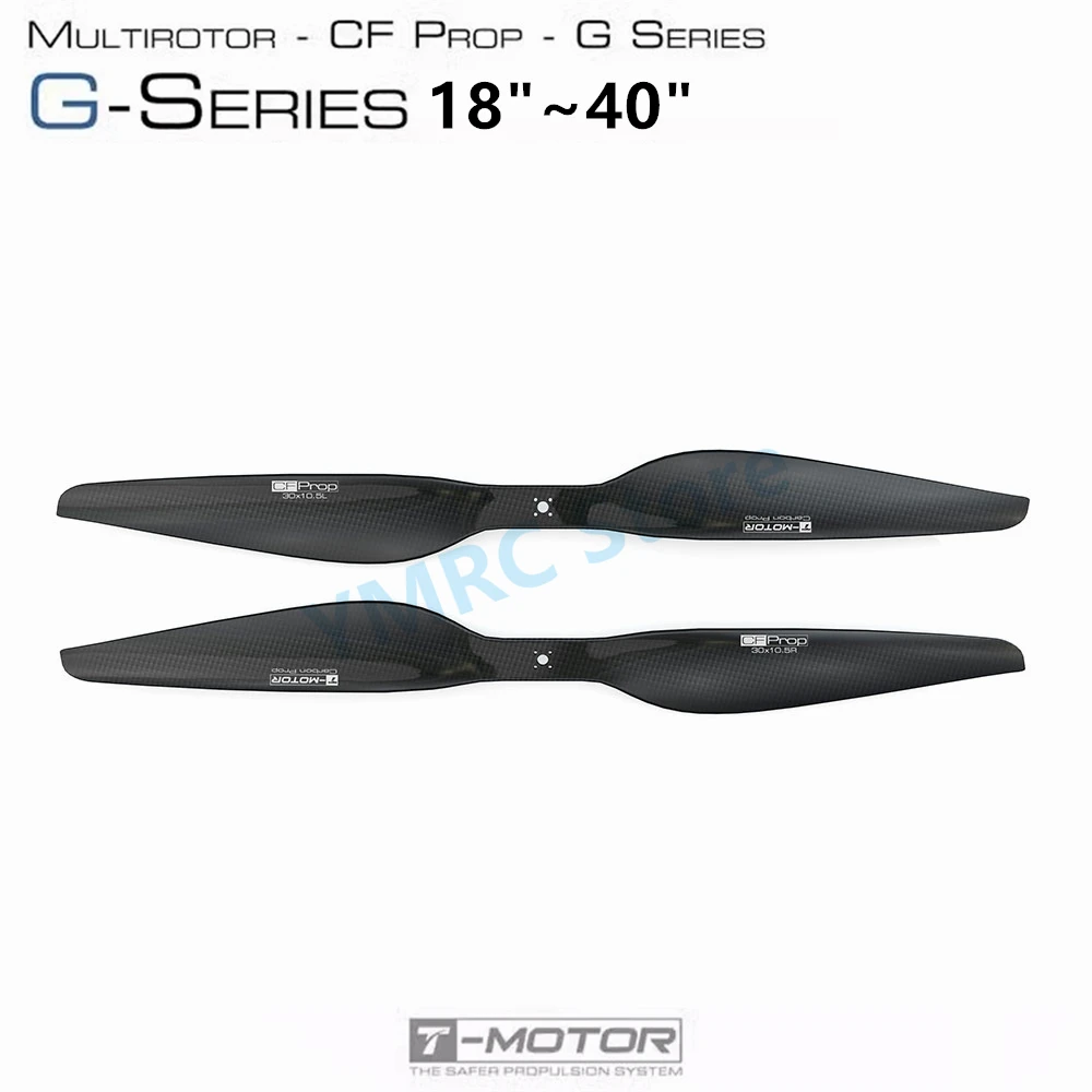 

T-MOTOR 18x5.9 22x7.2 24x7.8 36x11.5 40x13.1 18-40inch Carbon Fiber Glossy Propeller for Drone Big Thrust Plant Protection UAV