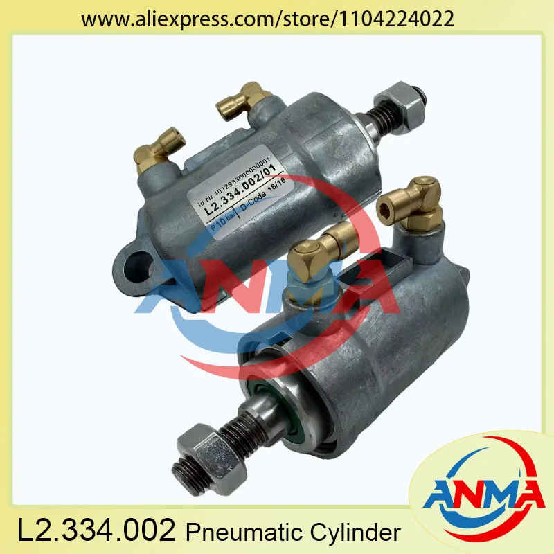 

2Pieces Pneumatic Cylinder L2.334.002 For Heidelberg SM74 CD74 Cylinder L2.334.002/01 Offset Printing Machine Spare Parts