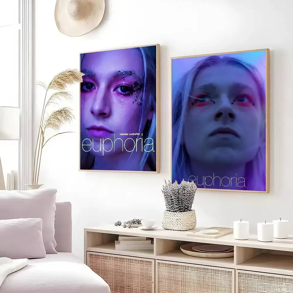 1 قطعة Euphoria TV SeriesDIY ملصق لاصق مقاوم للماء ورقة ملصق مقهى بار ديكور المنزل