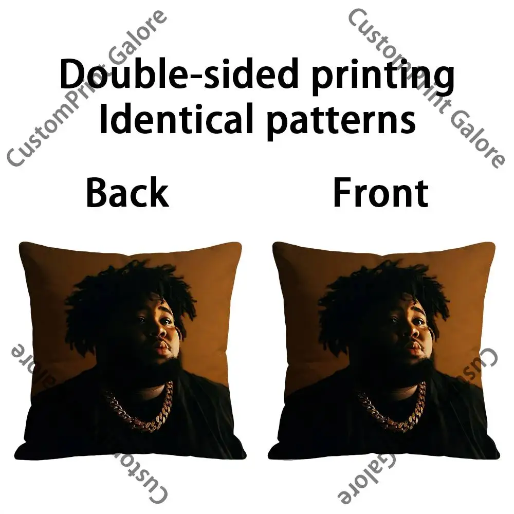 R-Rod W-Wave Album Dont Look D-Down Polyester Printed Pillow Cover Square 30 35 40 45 50 55 cm Soft for Sofa Bed Car Home Decor