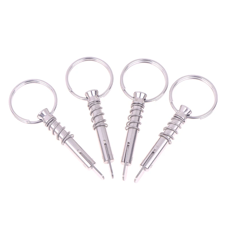 

Быстрый штифт для яхты из нержавеющей стали 316, автоматический стопорный штифт, 4 шт., безопасный замок с язычком для морских лодок, аксессуары для фурнитуры