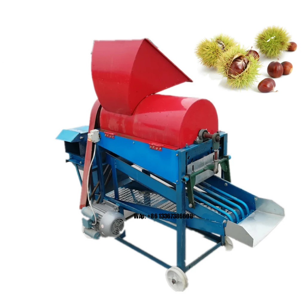 

Automatic Electric Chestnut Sheller Chestnut Husker Remover Machine Thorn Shell Peeling Machine Chestnut Dehulling Machine