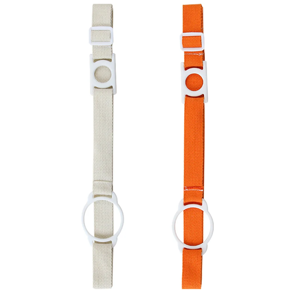 

2pcs Water Bottle Anti-Loss Strap Adjustable Silicone Rings Wear-Resistant Portable Bottle Carrier For Outdoor Hiking Travel