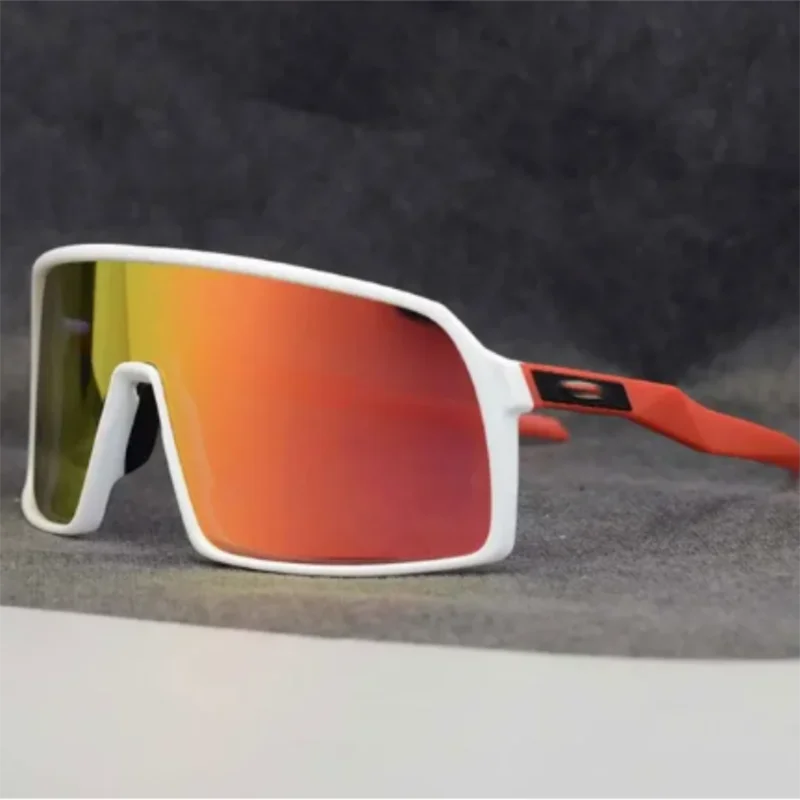 نظارات رياضية مستقطبة بإطار كبير من الشمس أثناء ركوب الدراجات والجري مع 3 أزواج من مجموعات العدسات