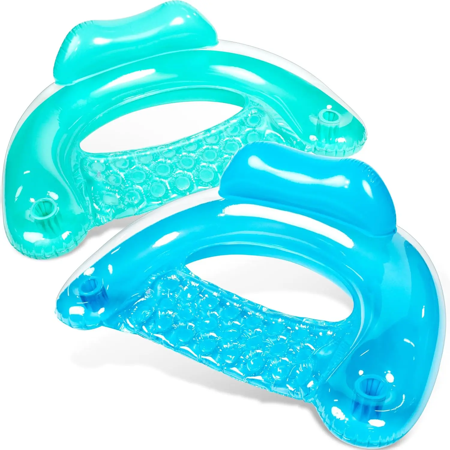 

Inflatable Pool Floats Adult, Pool Chairs with Cup Holders,X- Blow up Floats Chair,Hammock Noodle Mat for Relaxing Summer