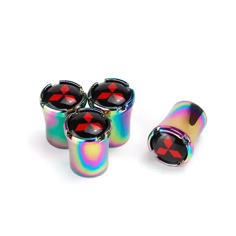 

Colorful Car Wheel Valve Caps Air Covers for Mitsubishi Ralliart Lancer ASX Colt Pajero Outlander Eclipse Delica EVO Colt