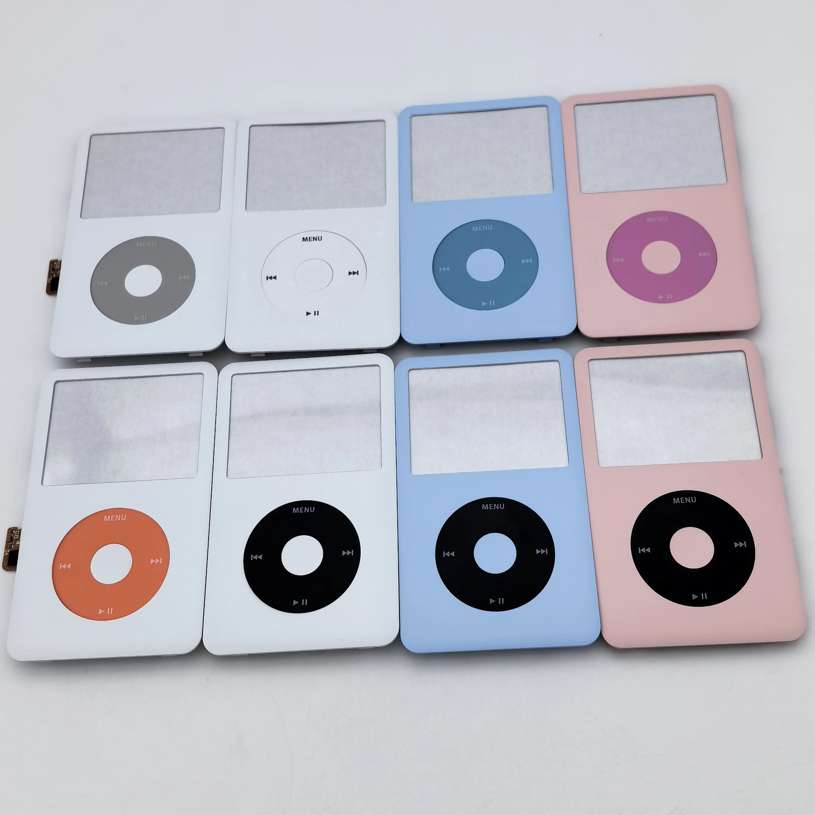 Neues mattes Frontblenden- und Clickwheel-Knopf-Set für iPod Classic 6. und 7. Generation 80GB 120GB 160GB Gehäuse A1238 dünn/dick – Detail 3