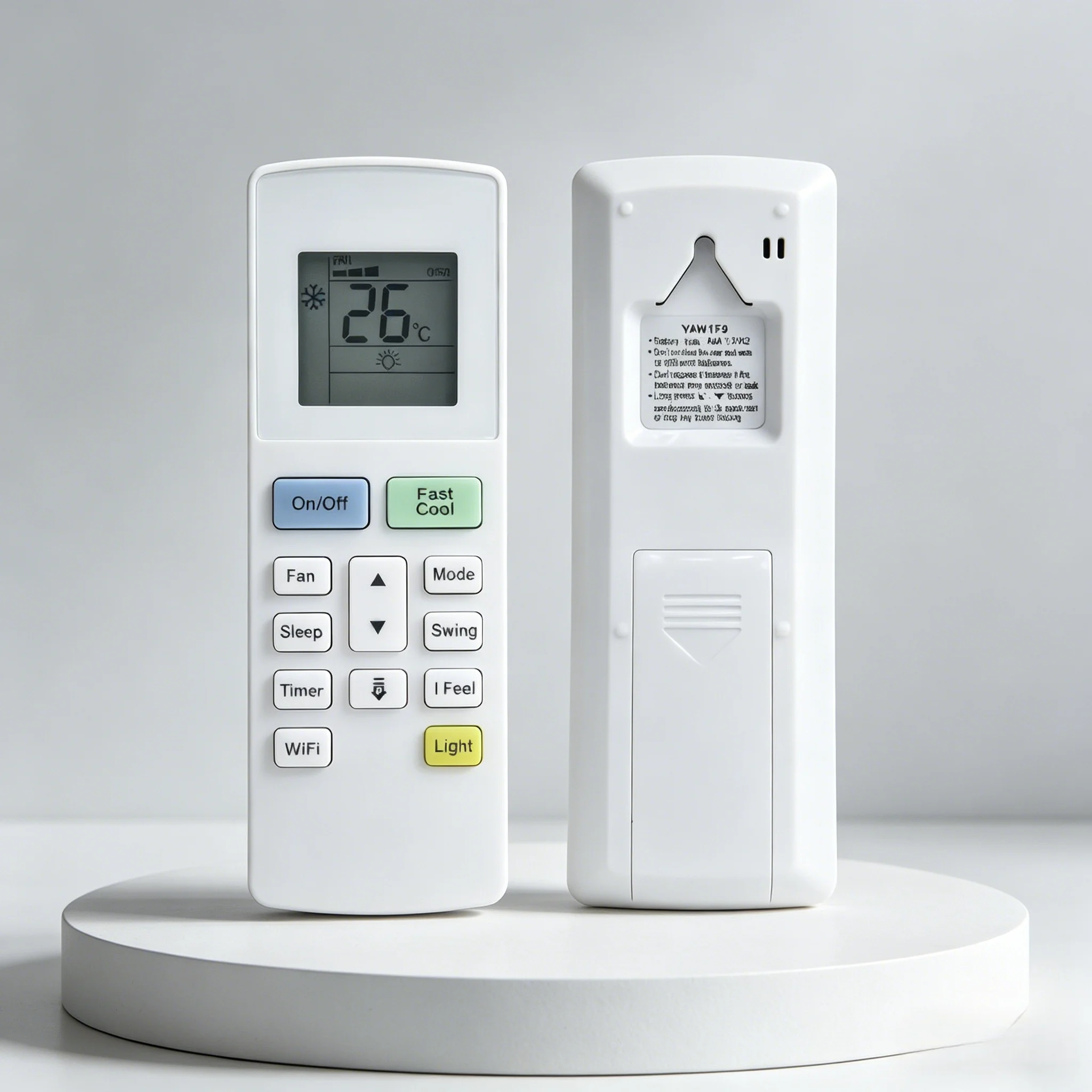 Applicable to YAW1F Series AC Remote Control Replacement YAW1F9 YAW1F11 For Window & Multi Split Air Conditioner GJH21AE