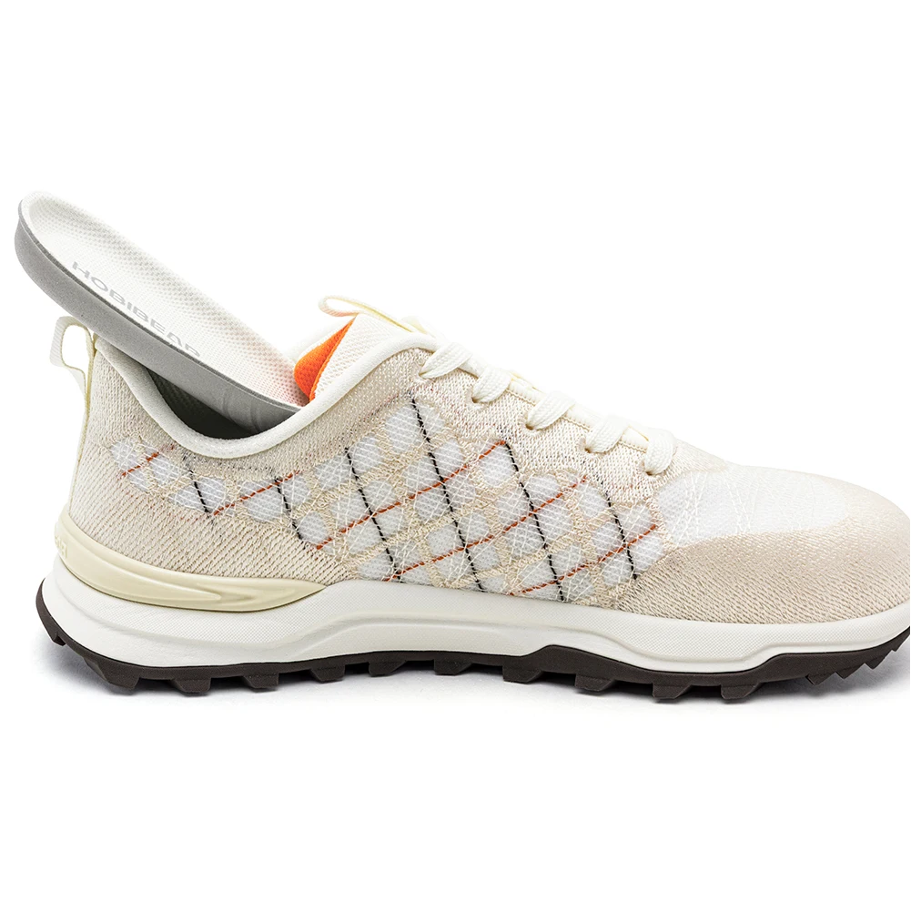 HOBIBEAR Unisex Laufschuhe mit breiter Zehenbox, atmungsaktive Mesh-Strick-Sneaker, rutschfeste, leichte Freizeitschuhe zum Joggen – Detail 11