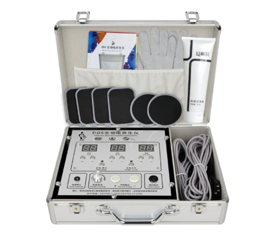 Portable Bioenergy Meridian Massager, DDS Pulse Muscle Stimulator for Physiotherapy & Pain Relief