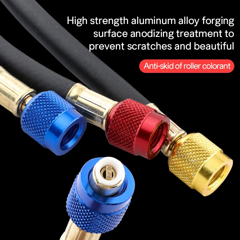 R134a Automotive Air Conditioning R22 Fluorine Tube Refrigerant Hose R410 Pressure Resistant Explosion-proof Connecting Tube