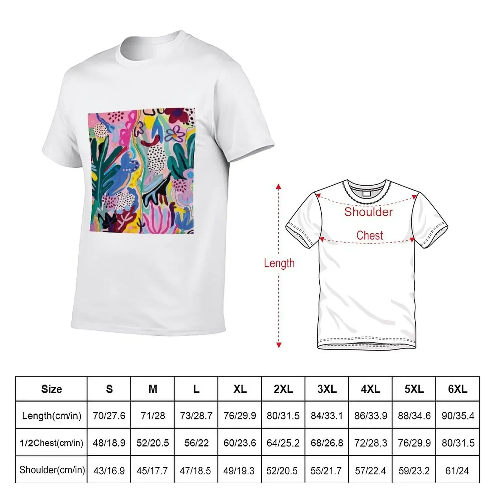 Pink Abstract Leaves T-Shirt vintage graphic tee plain cotton graphic tees slim fit t shirts for men