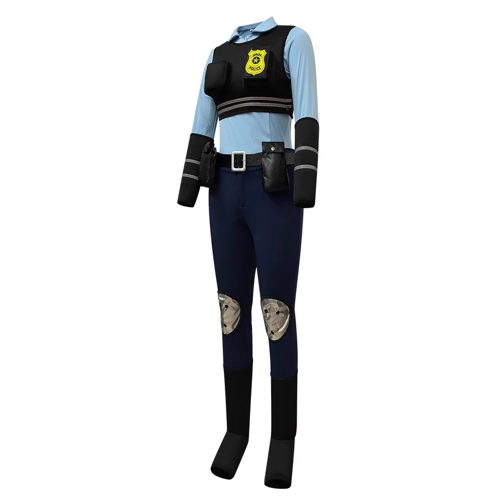 ชุดคอสเพลย์จูดี้ จูดี้ แรบบิท จากภาพยนตร์ซูโทเปีย ชุดคอสเพลย์แบบสวมใส่ได้เหมือนคน ชุดคอสเพลย์สำหรับผู้หญิง ชุดคอสเพลย์ผู้หญิง