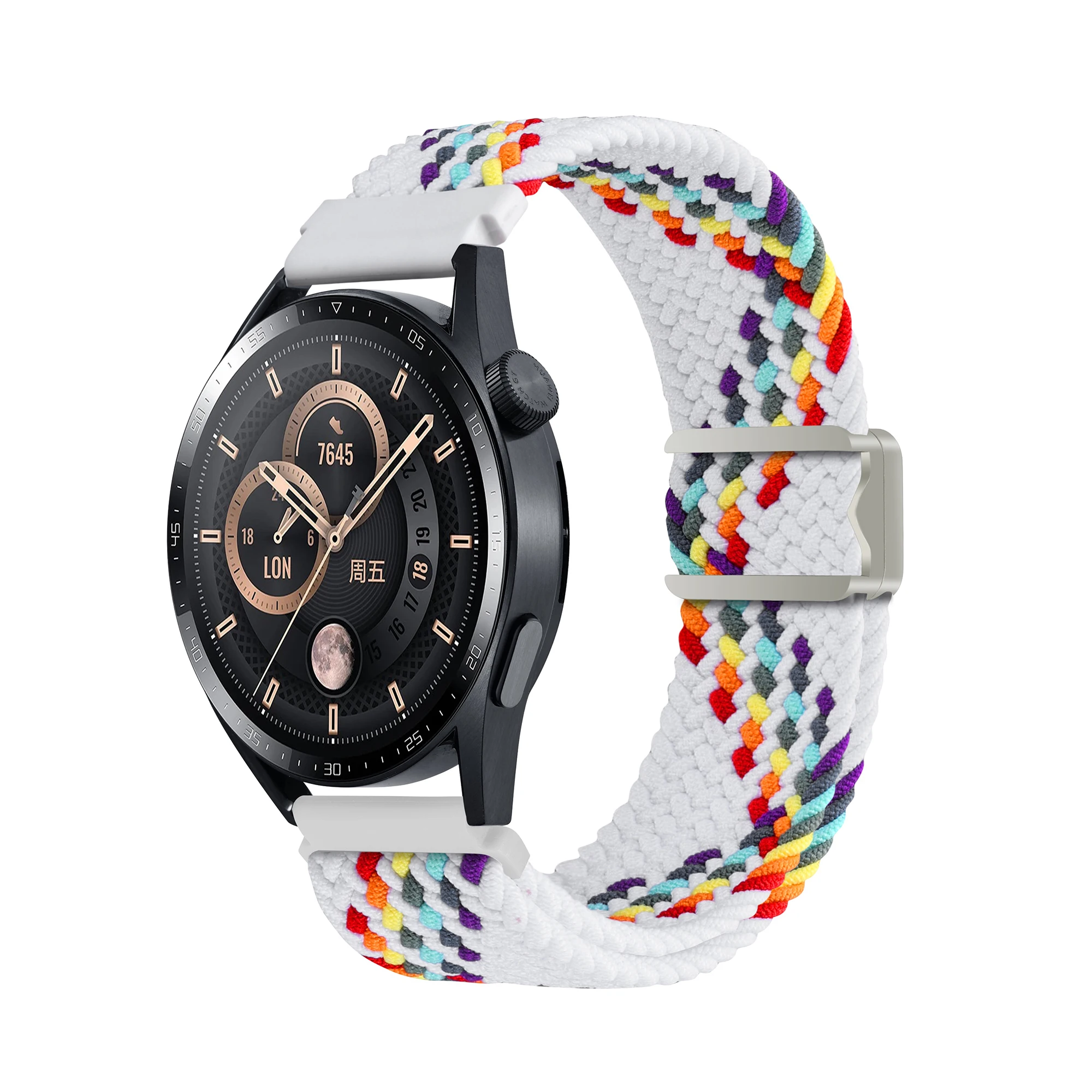 18 مللي متر حزام حزام الساعات لهواوي ساعة GT 4 5 41 مللي متر المغناطيسي النايلون الفرقة ل Garmin Vivoactive 4S Venu 3S 255S 265S سوار المعصم