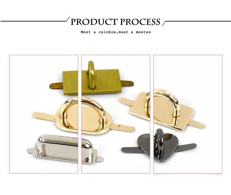 4/10Pcs Deepeel Metal Arch Bridge Buckle Bag Straps Connector Clasp for Handbag Purse Side Clip D Ring Hook DIY Crafts Accessory