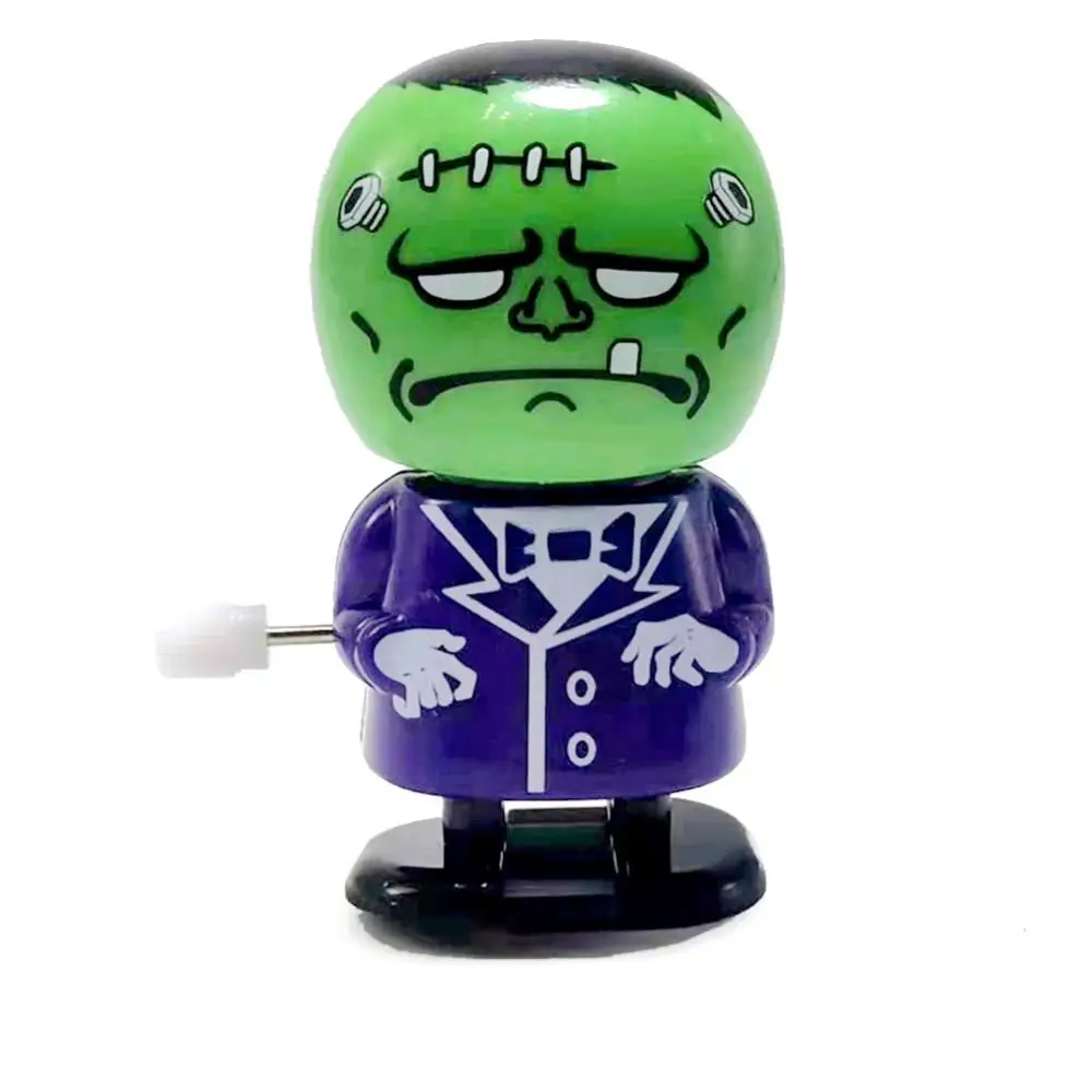 

Halloween Series Wind-up Toy Jumping Pumpkin Halloween Clockwork Toys Fairy Spirit Pirate Head Prank Toys