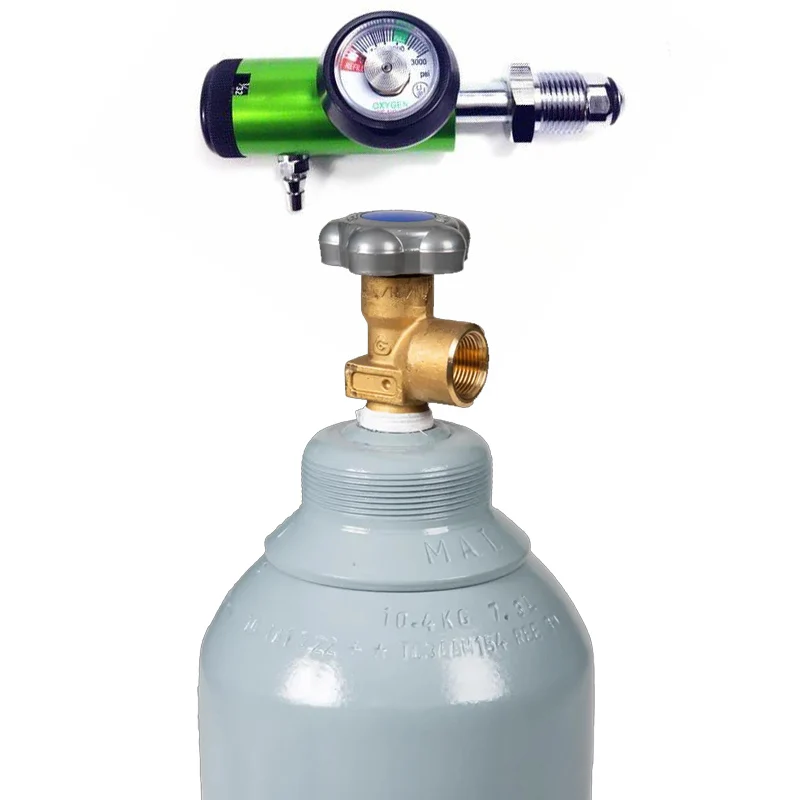 Bull Nose Type Oxygen Regulator Barb Outlet 0-4 L/Min