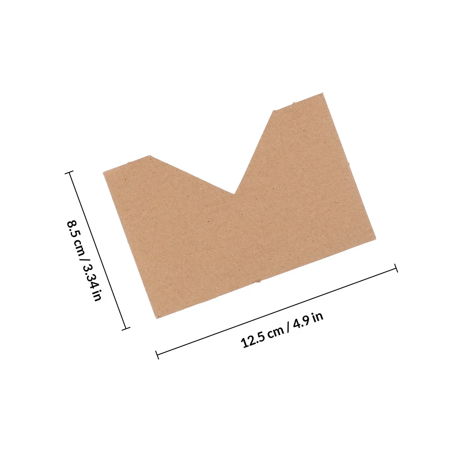 100Pcs Cardboard Corner Protector Thickened Kraft Paper Protective Frame Corner Guard for Picture Frame Packaging