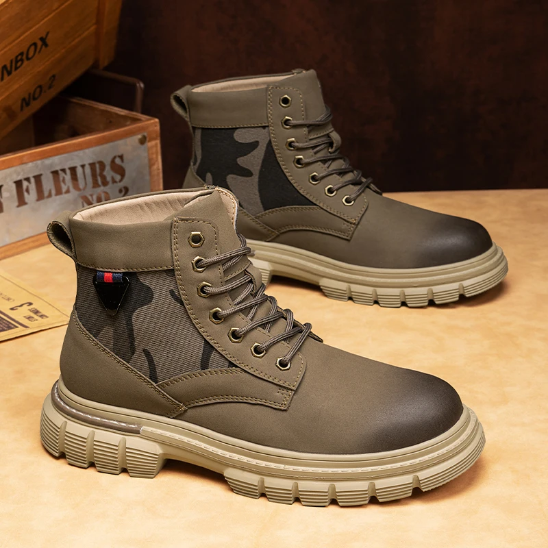 

Men's Lace Up Chukka Ankle Boots Oxford Dress Boots Work Daily Shoes For Men