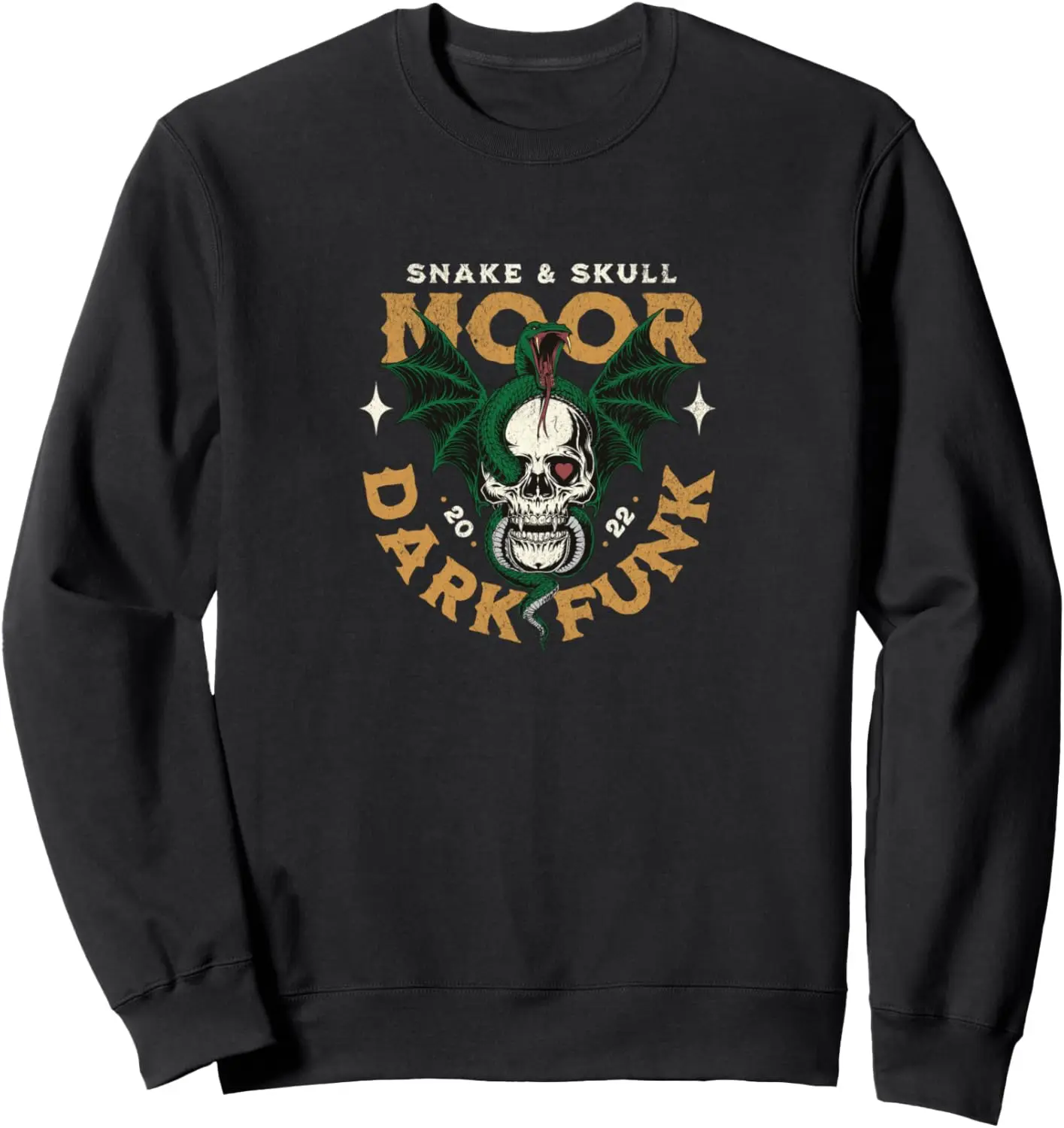 Snake & Skull Moor Dark Funk - God Body Of Melanin Moorish Sweatshirt