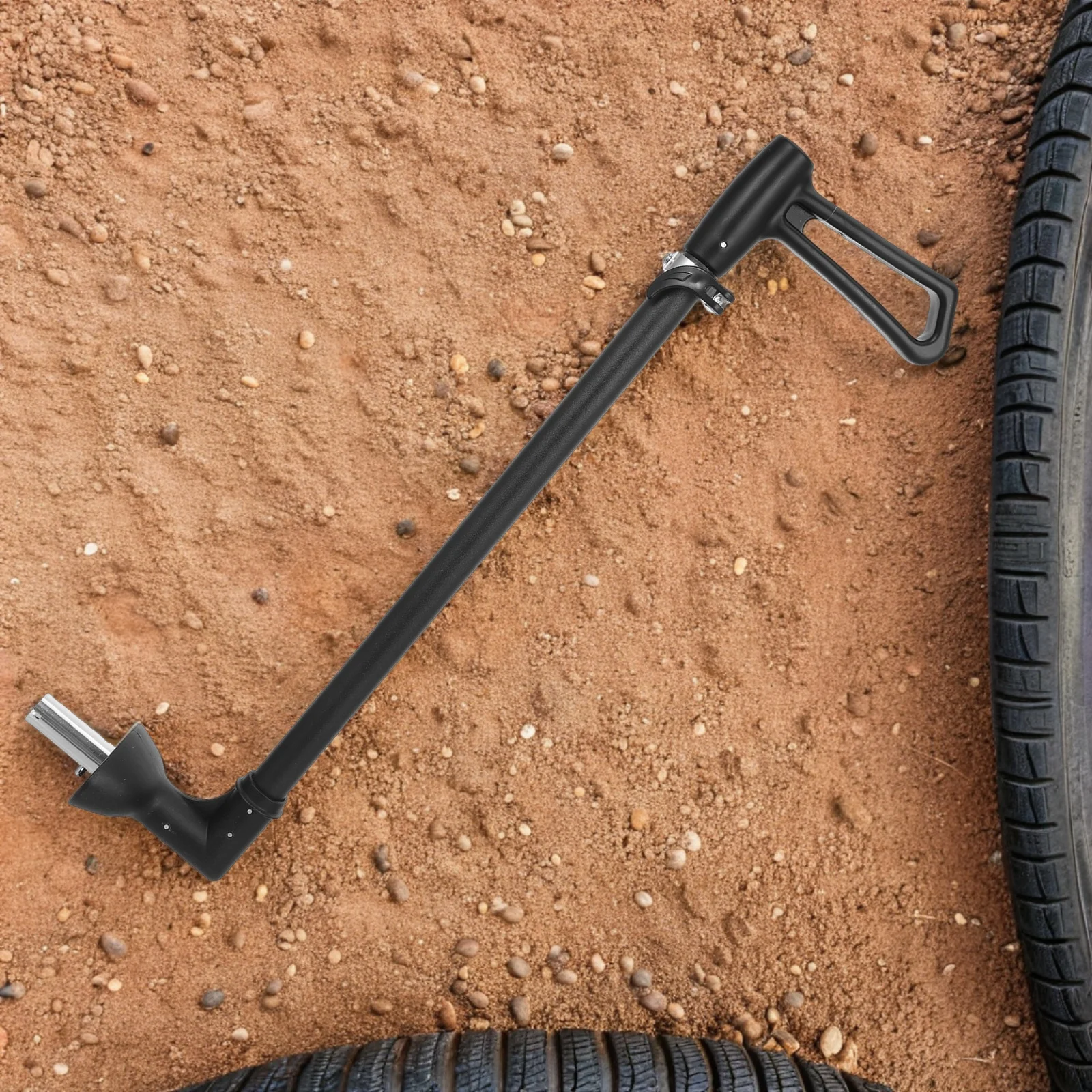 

Folding Scooter Push Handle Replacement Universal Stroller Armrest Rod Lightweight Aluminum Alloy Adjustable Height Easy Carry