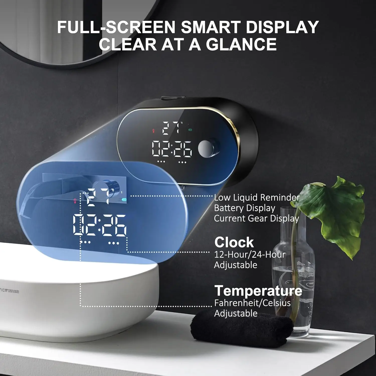 

Интеллектуальная автоматическая машина для мытья пены, сенсорный дозатор мыла, электрическое дезинфицирующее средство для рук, настенная зарядка через USB