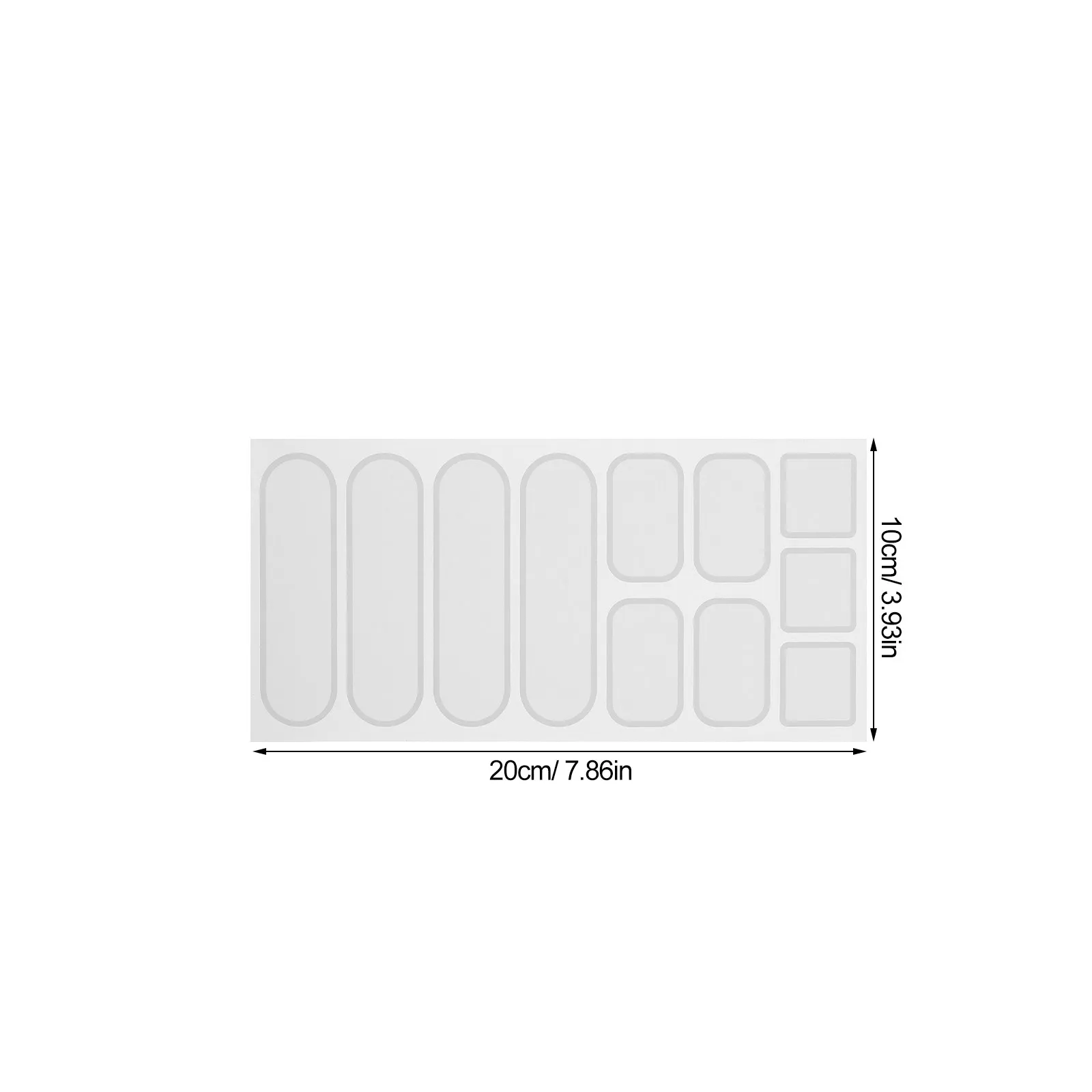 264Pcs Glass Waterproof Label Stickers For Jars For Water Bottle Name Labels Pantry Organization Writable Removable