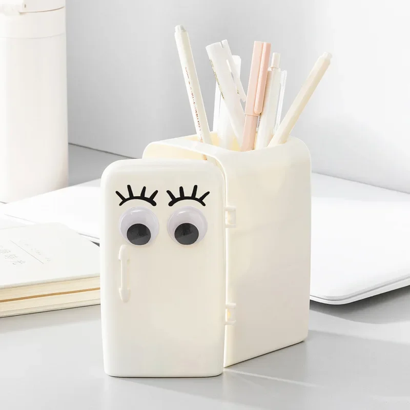Refrigerator Pen Holder Storage Box Office Student Dormitory Desktop Stationery Cute and Minimalist Creative Pen Holder