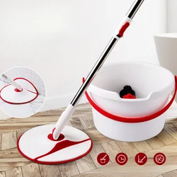 Hand Free Mop with Spin Bucket, Water Separation, Microfiber Lazy 360 Cleaning Floor, Floating Squeeze Mop, Home Cleaning Tool