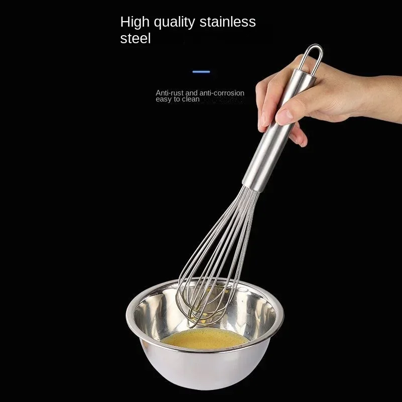 

Stainless Steel Manual Egg Beater, A Baking Tool For Creamy Eggs In Home Kitchens