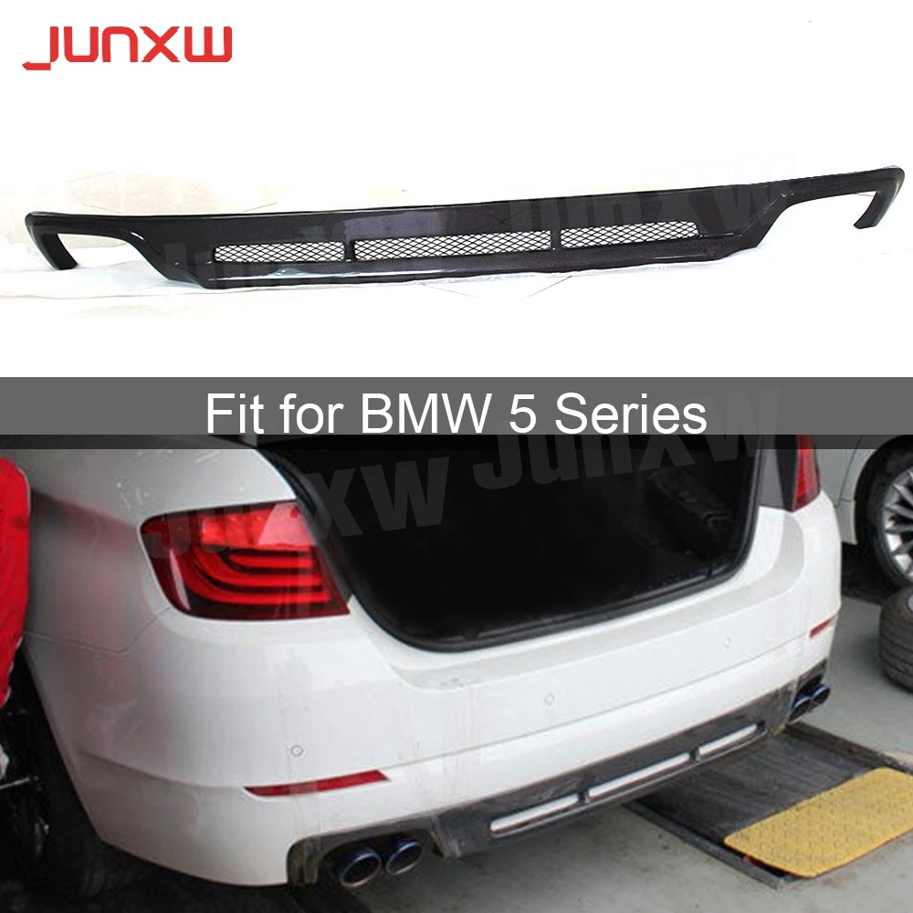 

Carbon Fiber Rear Bumper Diffuser Lip Spoiler for BMW 5 Series F10 F18 2012-2017 Rear Lip Guard Extension Body Kits
