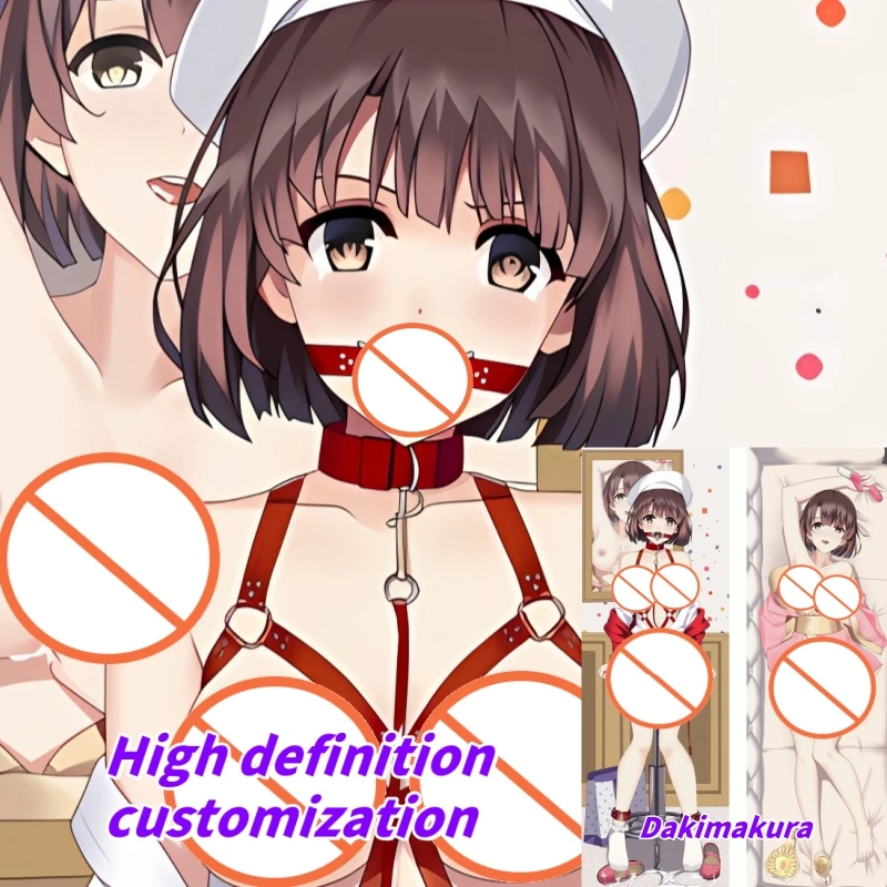 

Dakimakura Anime Pillow Case Megumi Kato Double-sided Print Of Life-size Body Pillowcase Gifts