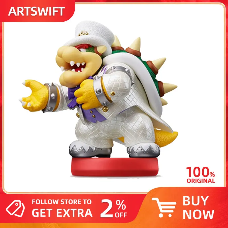 ARTSWIFT Store Figurine for NS Genuine NFC Original Wedding Koopa Asian Version Region Free In Stock