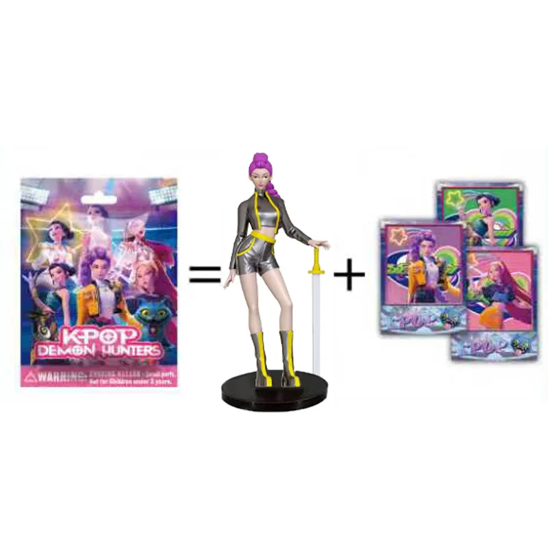 1-24 szt. Figurki Kpop Demon Hunters, nowe zabawki K-POP Demon Slayer, ozdoby na biurko, prezenty dla dzieci