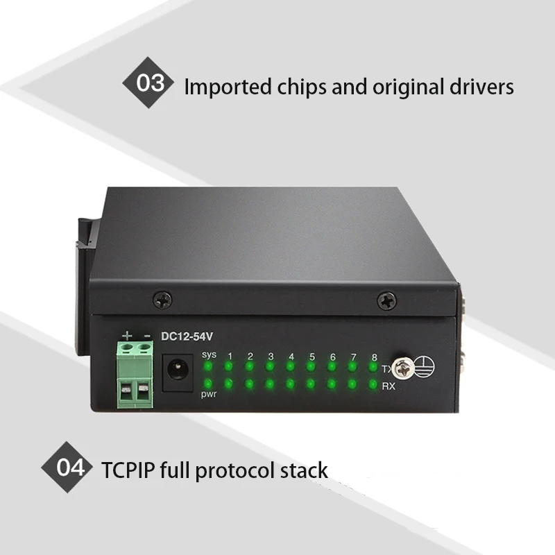 RJ45 adaptor LAN seri server serial ke Ethernet converter Ethernet Switch game Internet Splitter Adapter RJ45 HUB