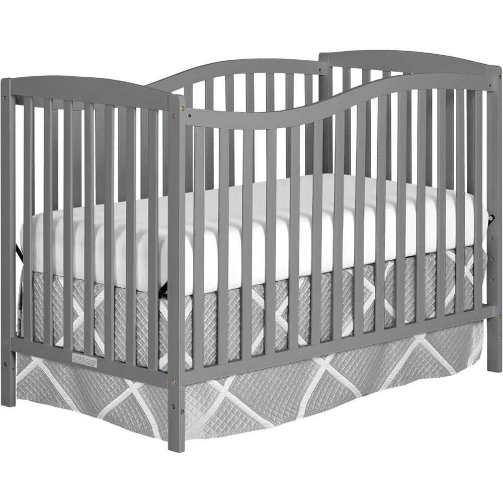 Chelsea 5-in-1 Convertible Crib, Steel Grey