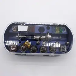 30 Pieces Emergency Light Bulb Fuse Kit including H4 H7 Bulbs Fuses Lamp Box Replacement Travel Emergency Kit Professional