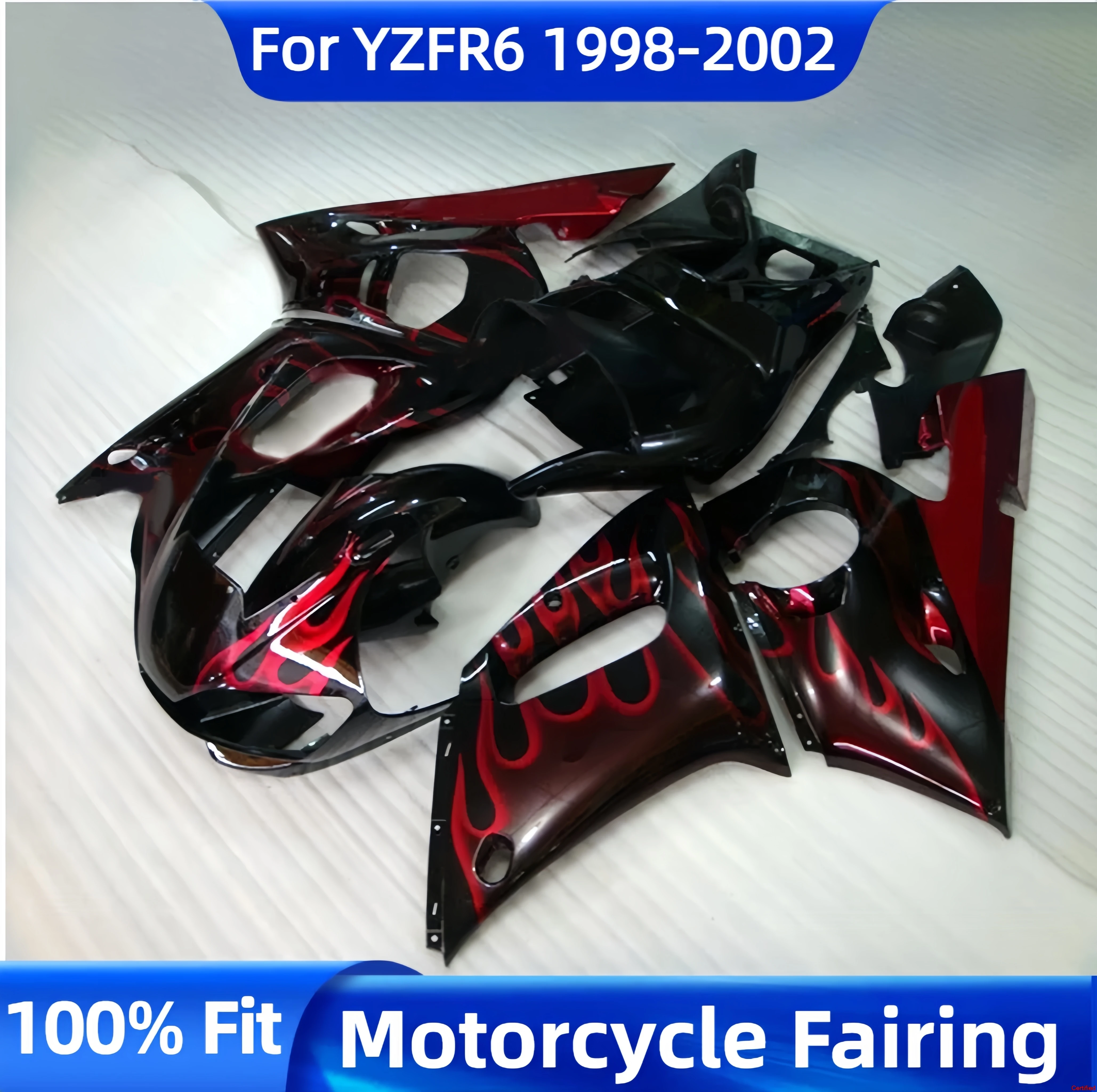 

YZF R 6 98 99 00 01 02 ABS Fairings for Yamaha YZF R6 1998 1999 2000 2001 2002 Complete Body Plastics Kits Covers Fairing Kit