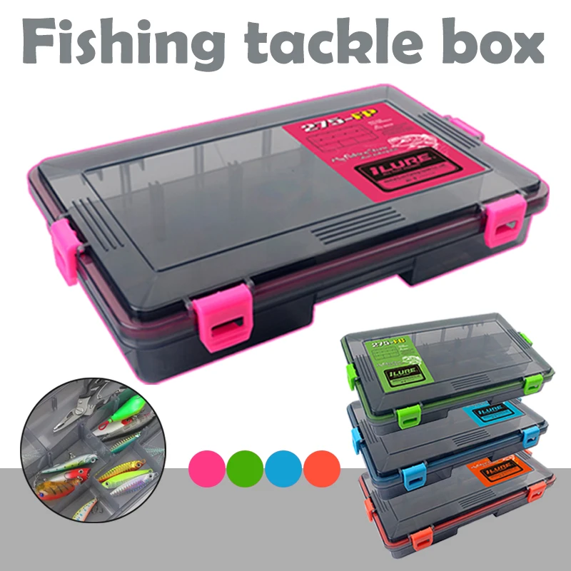 Fishing Tackle Box Large Capacity Waterproof AccessoriesTool For Hook Storage Lure Bait Tray Storage Lure Bait Organizer Boxes