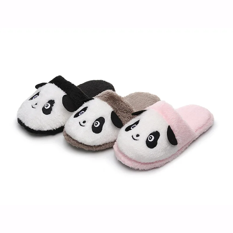 Pantoufles d'hiver chaudes en fourrure pour femmes, chaussures souples antidérapantes, plates et confortables, pantoufles d'intérieur en peluche pour chambre à coucher, toutes saisons