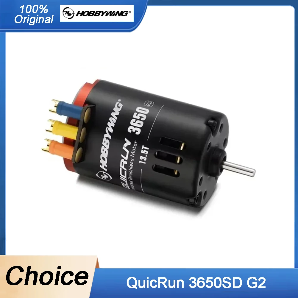 

Hobbywing QuicRun 3650SD G2 Induction Brushless Motor and 60A/120A ESC suitable for 1/10 RC Remote-controlled Racing Cars