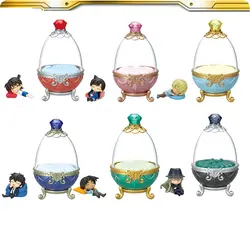 Genuine Anime Detective Conan Edogawa Figures Jimmy Kudo Rachel Moore Gin Sleep Gashapon Toys PVC Action Figure Model Ornament