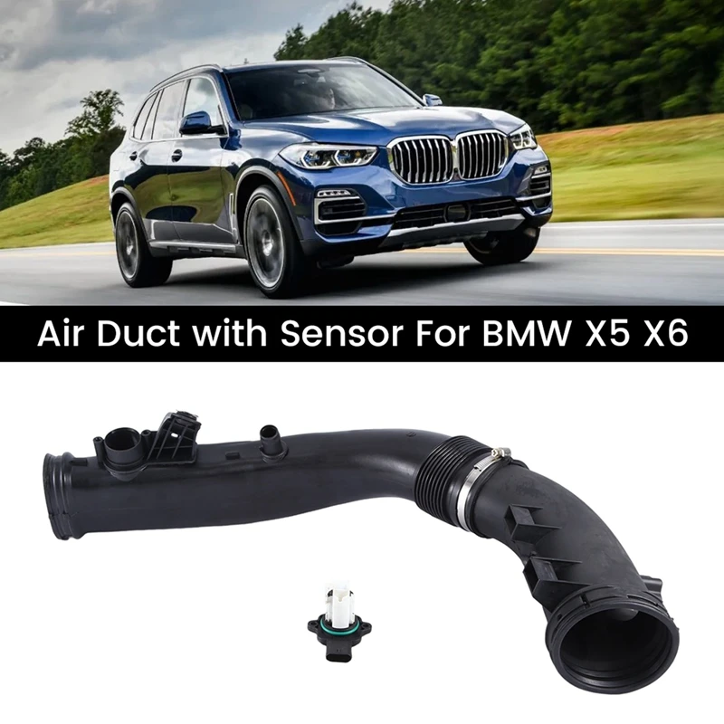 

13717605585 13627593624 Auto Spare Parts Accessories Parts New Air Duct Without Air Mass Meter With Sensor For BMW X5 X6