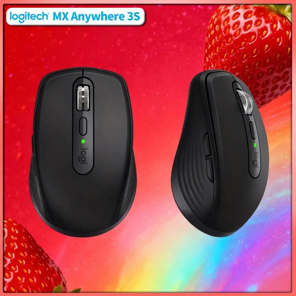 Pro MX Anywhere 3S - 8000 DPI, MagSpeed Scroll, 3-Device Sync, Perfect for Caf Manager & Remote Office Work