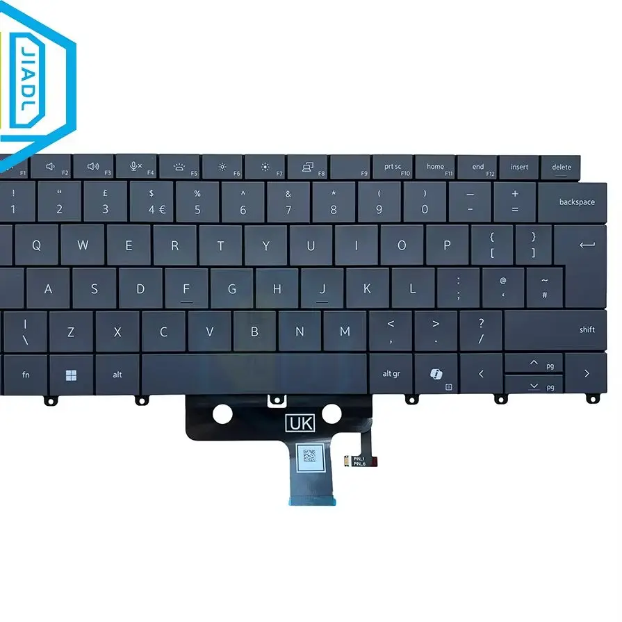 US UK GR FR Backlight Keyboard For DELL Pro Max 14 Premium MA14250 PA14250 MA16250 NSK-DAVABC  Grey Keycaps AI Version Keyboard